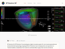 Tablet Screenshot of ep-solutions.ch